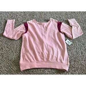 NWT Pro Player Women's‎ Pink Maroon Active Sweatshirt Size Medium
